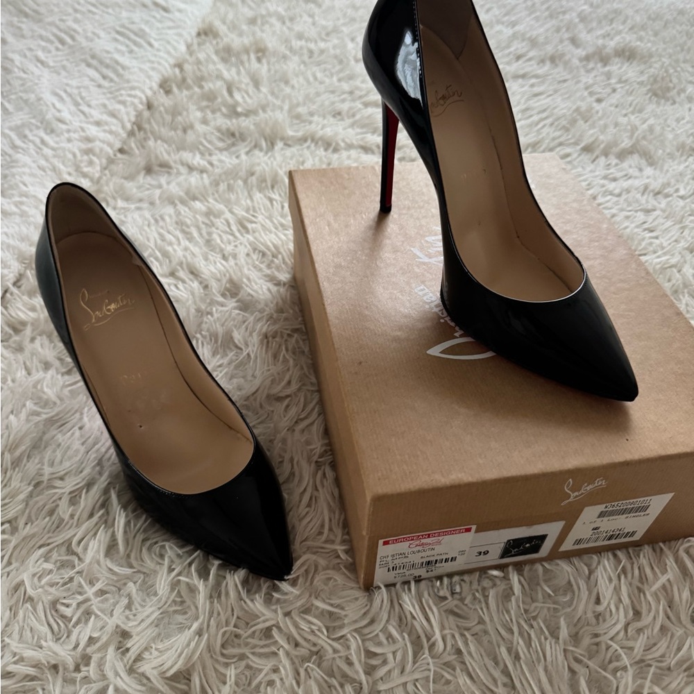 Louboutin Pigalle 100 Patent pump
